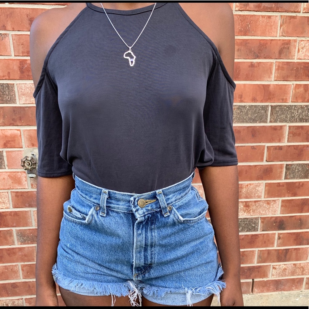 Pacsun Cold Shoulder Top